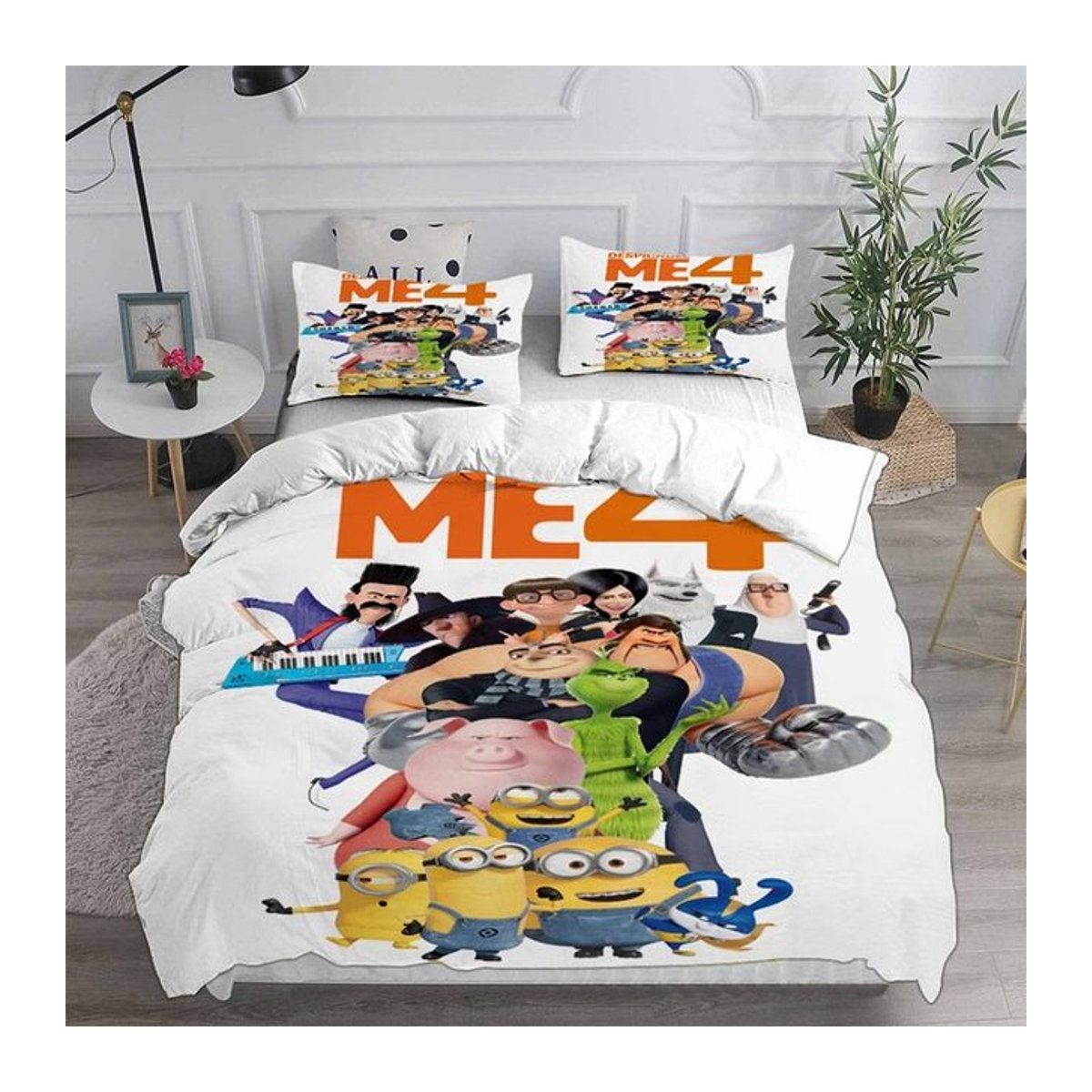 Bettwäscheset Lodestar Ich Einfach Unverbesserlich mit Steppdecke und Kissenbezug, Farbe: Weiß, B/T: 260 x 220 cm - Bild 1