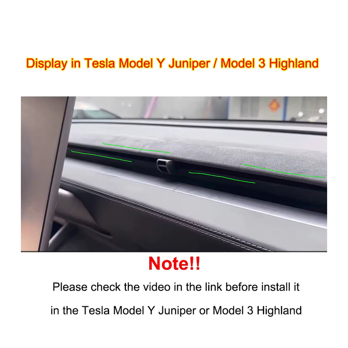Beworth Aromatherapie Clip für Tesla Model Y Juniper 2025 und Model 3 in Schwarz - Bild 4