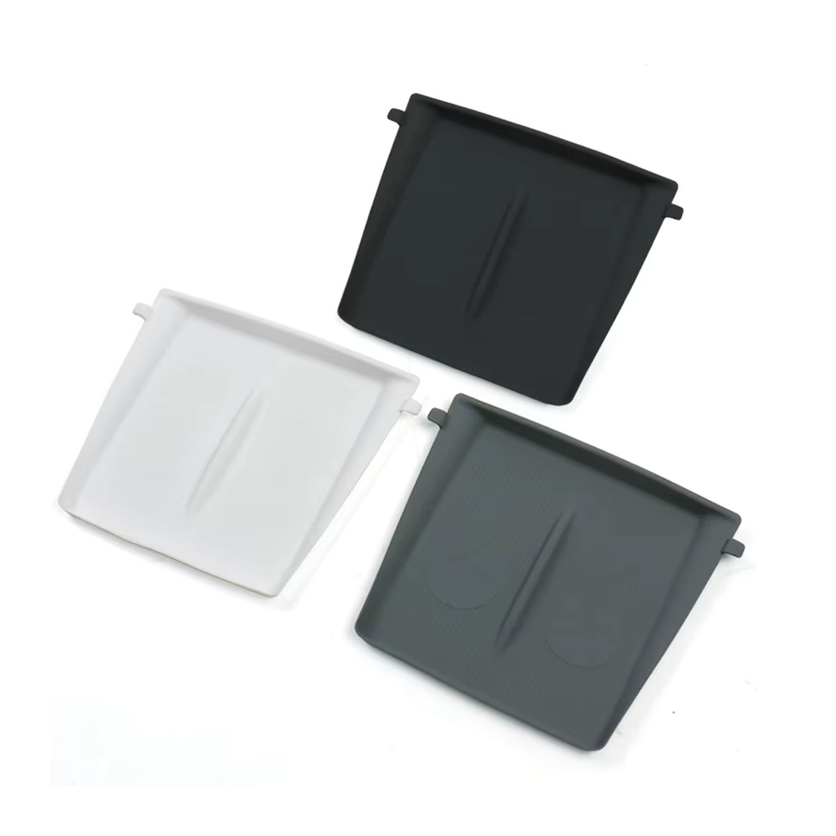 Beworth Silikon Anti-Slip Lade-Pad für Tesla Modell Y Juniper 2025 und Modell 3 Highland 2024 in Schwarz mit minimalistischem Design - Bild 6