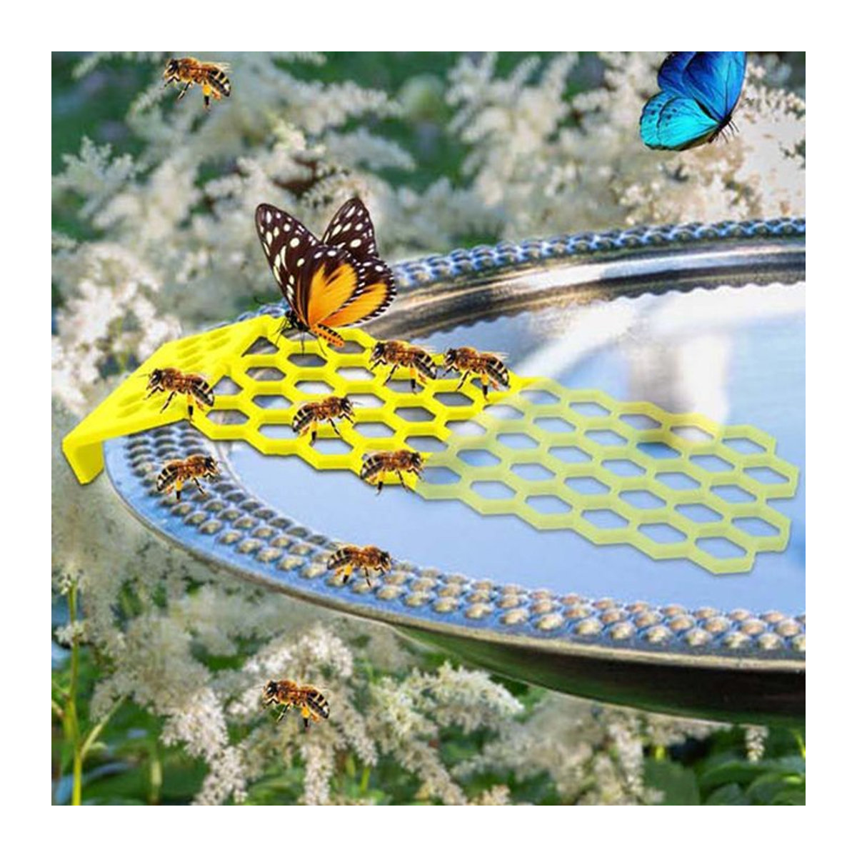 Bienen Tränke mit Schwimmender Leiter für Bestäuber als Wasserstelle - Bild 1
