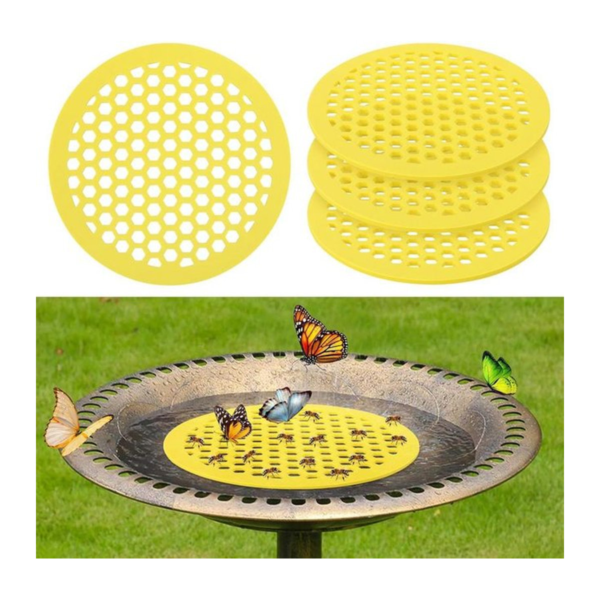 Bienen-Trinkstation als schwimmende Insel zur Bewässerung für Bienen, Insekten und Schmetterlinge - Bild 1