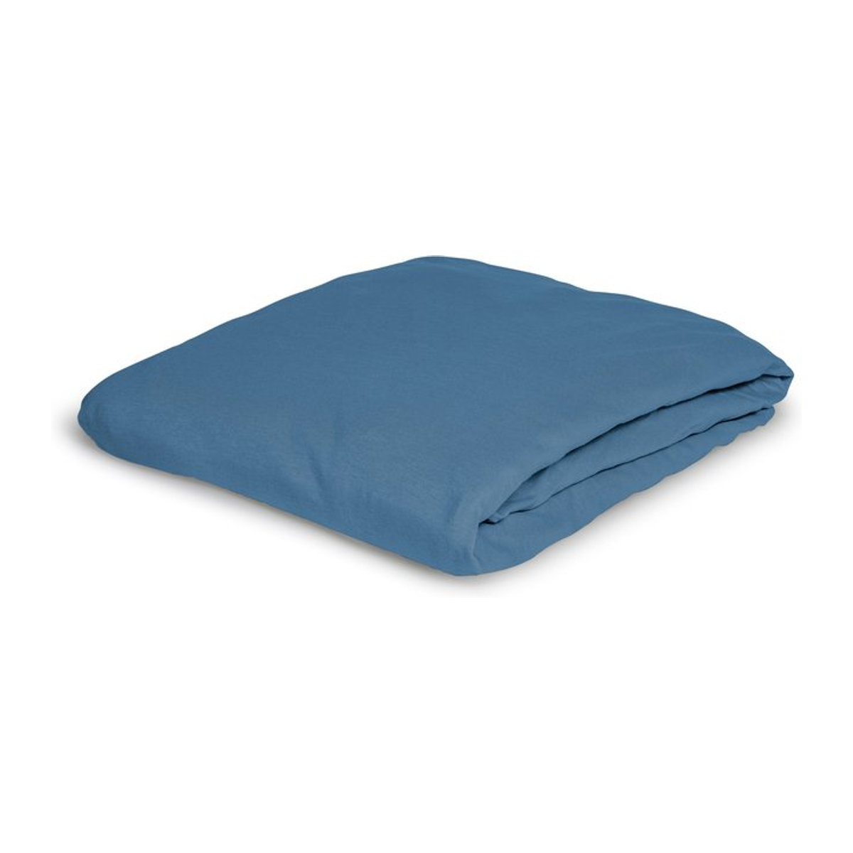 BIERBAUM Jersey Spannbetttuch 1002 in Jeansblau, B/T: 150 x 200 cm - Bild 1