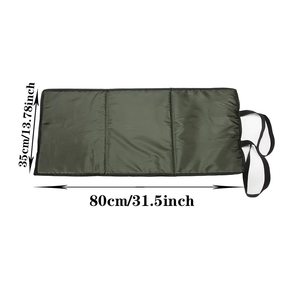 Big Fi Faltbare dreischichtige Karpfen-Anhakenunterlage in Grün mit Schwamm-Fischschutzmatte, Breite: 80,01 cm, Tiefe: 35,0 cm - Bild 2