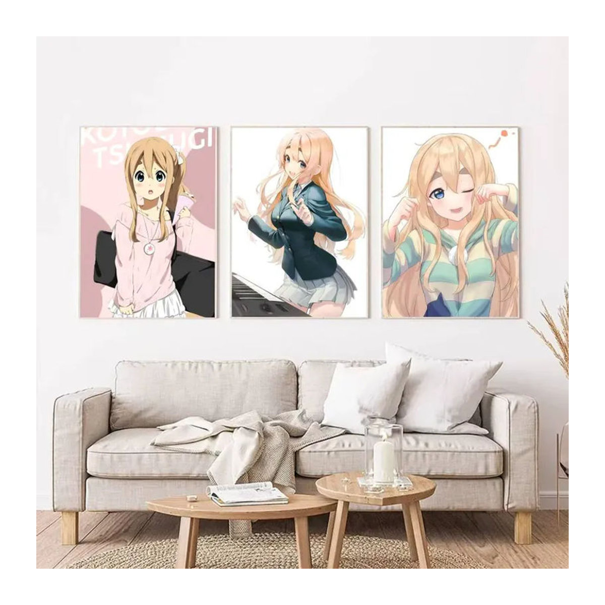 Bilibili Anime K-on Tsumugi Kotobuki Poster, mehrfarbig, selbstklebend, wasserfest, wandmontiert, Hochformat - Bild 1