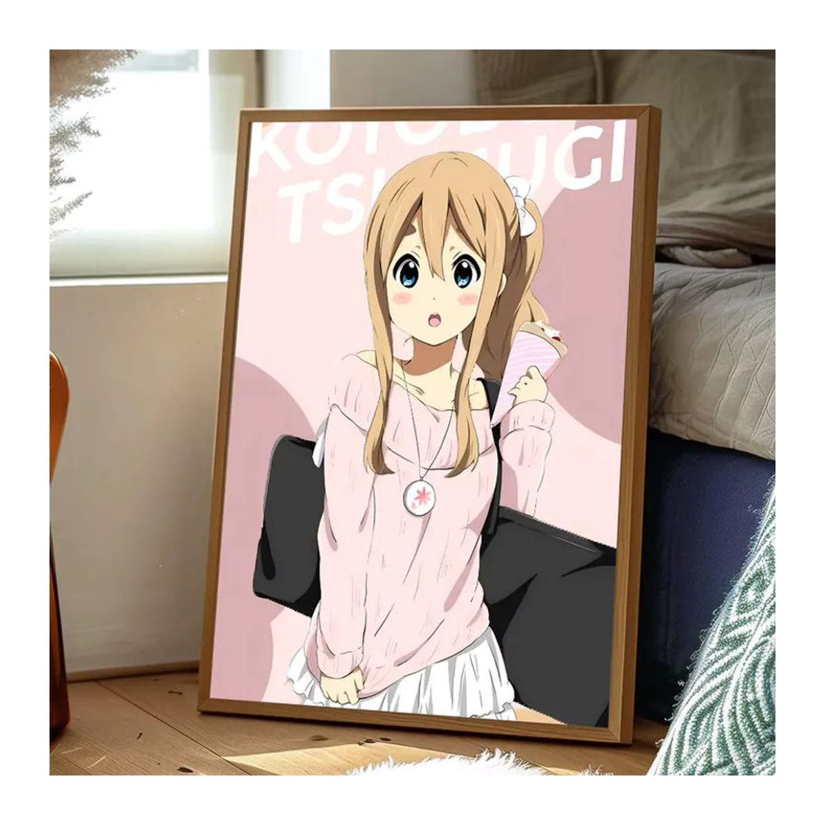 Bilibili Anime K-on Tsumugi Kotobuki Poster, mehrfarbig, selbstklebend, wasserfest, wandmontiert, Hochformat - Bild 2
