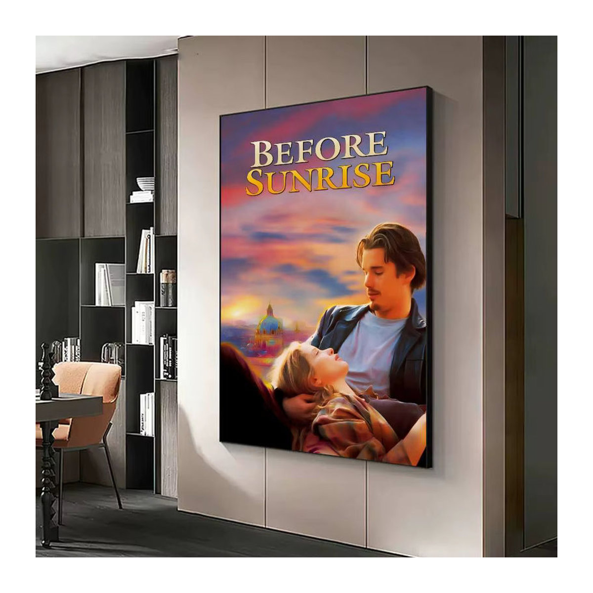 Bilibili Anime-Poster Klassische Liebesfilme vor Sonnenaufgang, wasserfester Aufkleber für deine Wanddekoration, Mehrfarbig - Bild 3