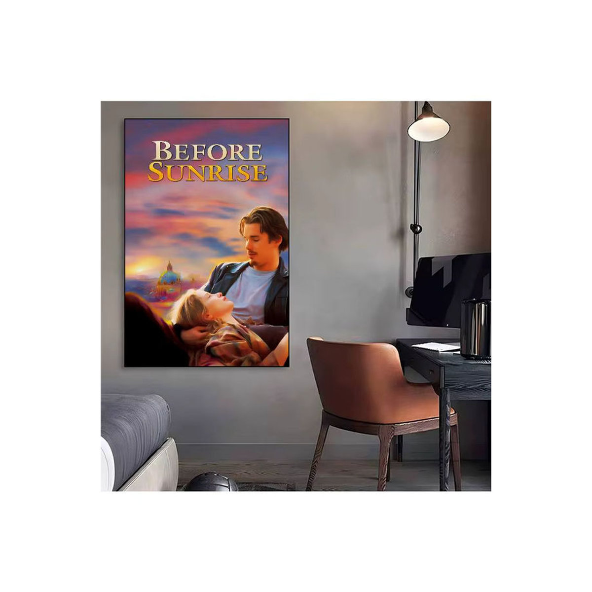 Bilibili Anime-Poster Klassische Liebesfilme vor Sonnenaufgang, wasserfester Aufkleber für deine Wanddekoration, Mehrfarbig - Bild 6