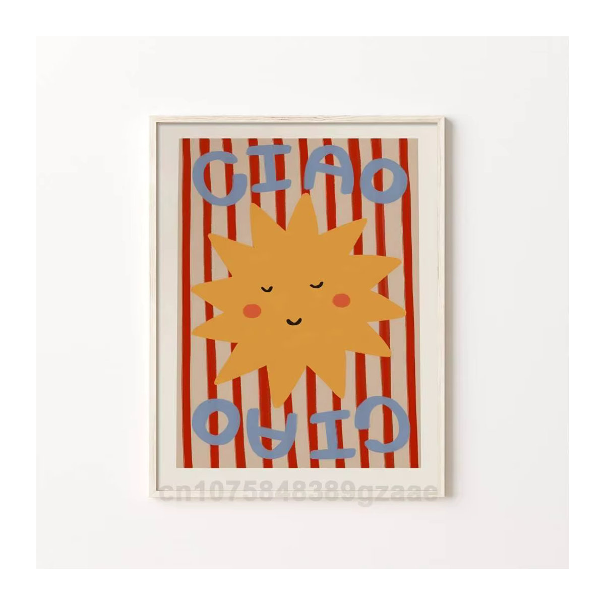 Bilibili Cartoon Illustration Poster Mehrfarbig Rahmenloses Papier für Kinder Schlafzimmer und Café - Bild 7
