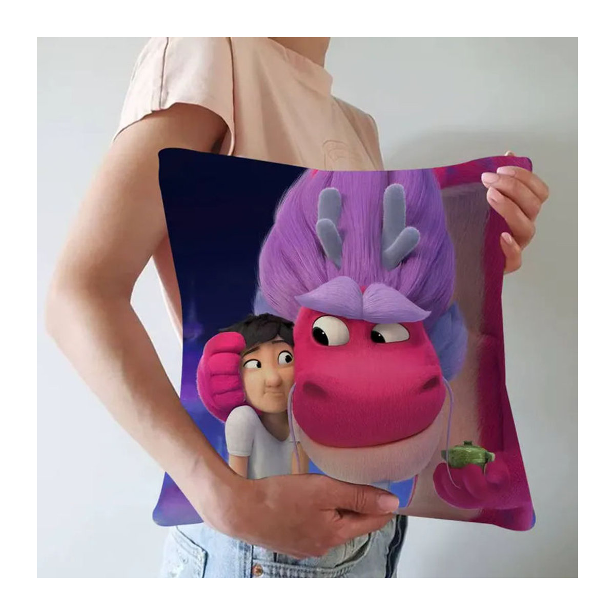 Bilibili Cartoon Wish Dragon Movie Kissenbezug, mehrfarbig - Bild 4