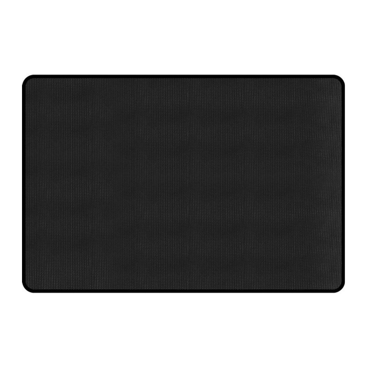Binchi Garden Grillmatte für den Außenbereich, feuerfeste und ölresistente Schutzmatte aus Glasfaser und Silikon, Schwarz, B/T: 120 x 190 cm - Bild 1
