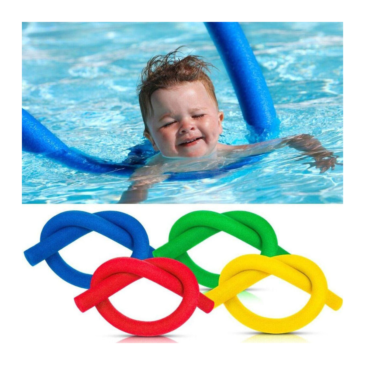Binchi Schwimmnudel-Schwimmhilfe aus Baumwolle in Rot - Bild 5