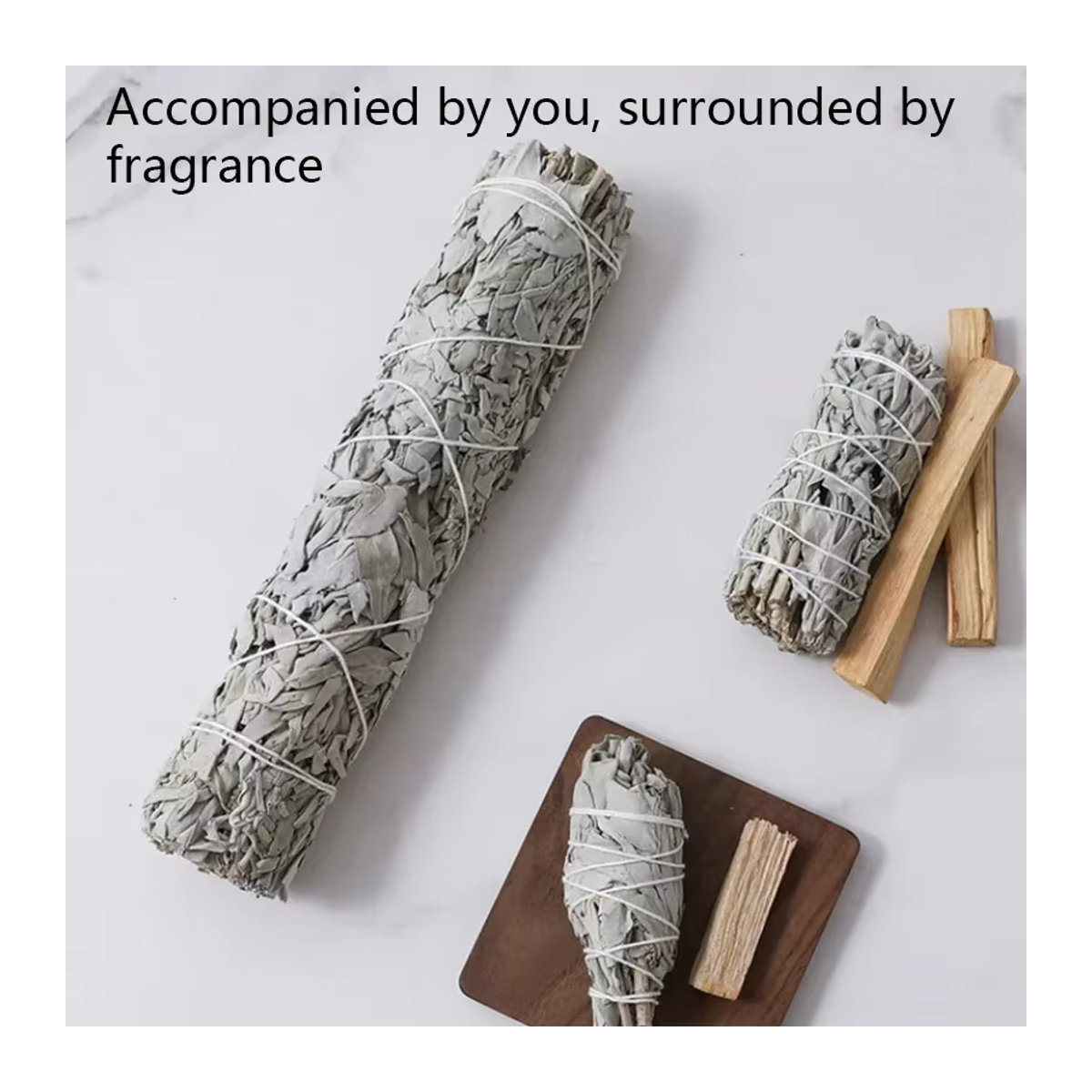 Bio-California White Sage Smudge Sticks zur energetischen Reinigung in Grau - Bild 4