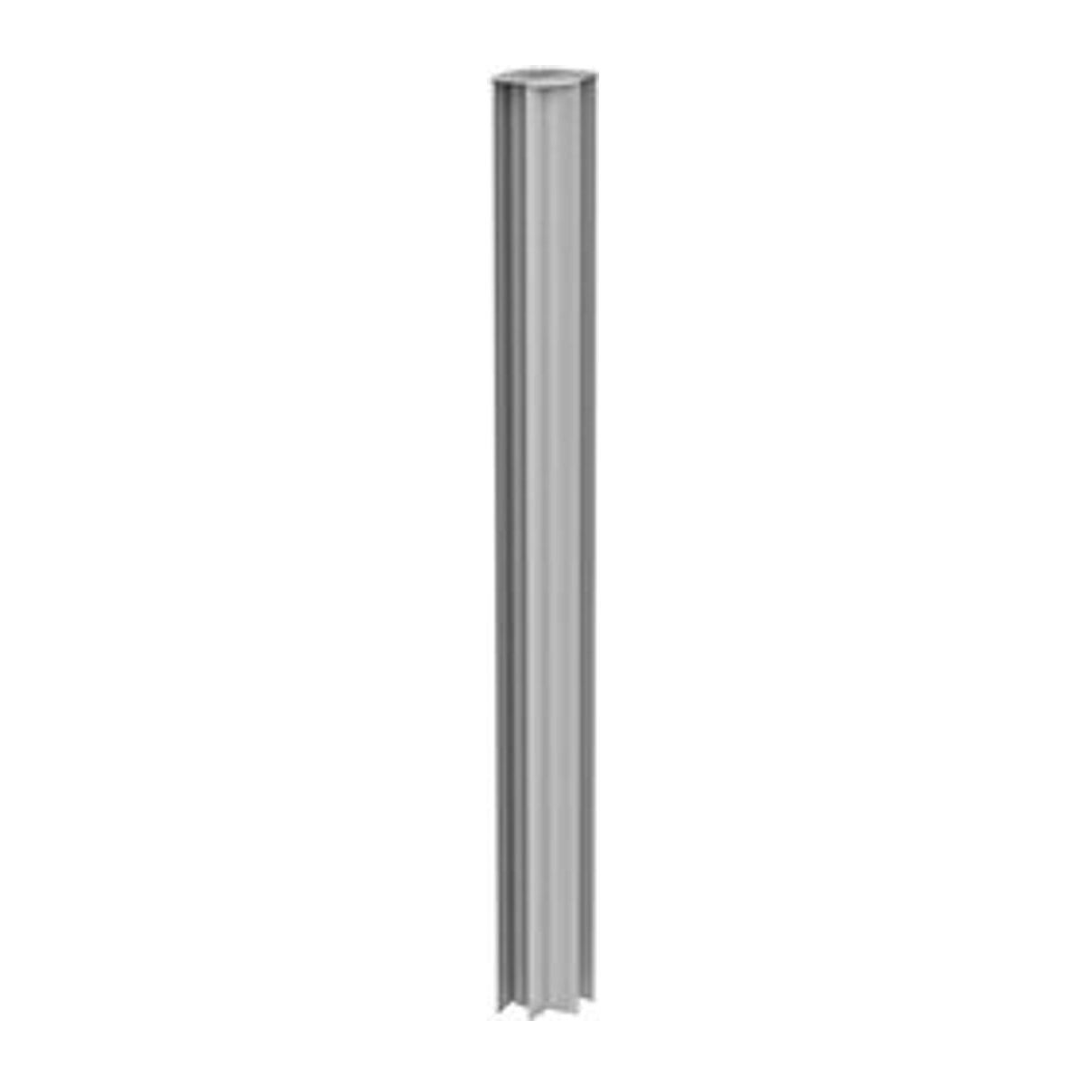 Biohort Eckprofil für Pflanzbeet mit Rankgitter und Sichtschutz aus Stahl, B/H/T: 7,2 x 91 x 7,2 cm, silber-metallic grau - Bild 1