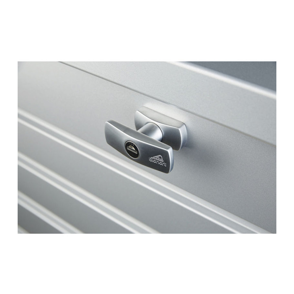 Biohort FreizeitBox Aufbewahrungsbox Dunkelgrau-Metallic B/H/T: 134 x 71 x 62 cm - Bild 2