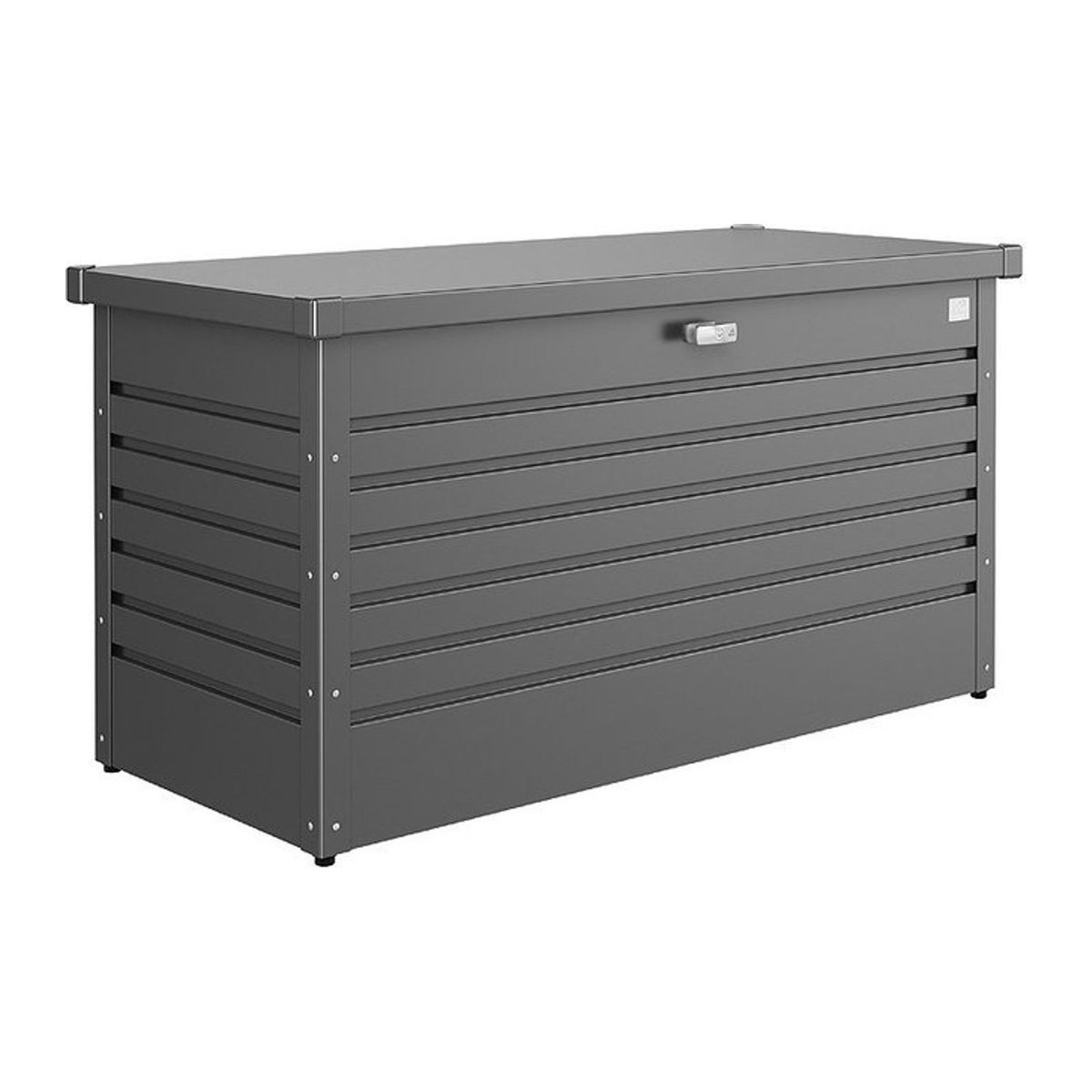 Biohort FreizeitBox Aufbewahrungsbox Dunkelgrau-Metallic B/H/T: 134 x 71 x 62 cm - Bild 3