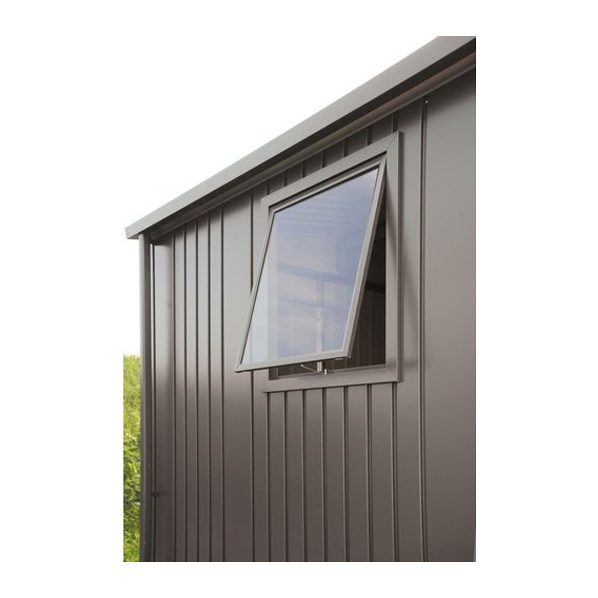 BIOHORT Gerätehaus AvantGarde aus Stahl in Grau, B/H/T: 260 x 218 x 220 cm - Bild 1