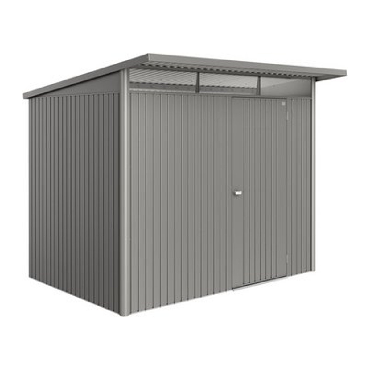 Biohort Gerätehaus AvantGarde Eco aus Stahl in Quarzgrau-Metallic, B/H/T: 260 x 218 x 220 cm - Bild 1