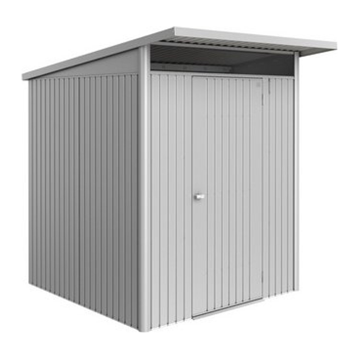 Biohort Gerätehaus AvantGarde Eco aus Stahl in Silber-Metallic und Grau, B/H/T: 180 x 218 x 220 cm - Bild 1