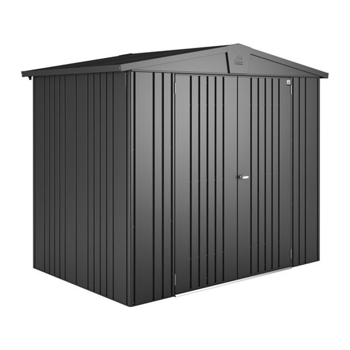 Biohort Gerätehaus Europa Gr. 4 aus Metall in Grau B/H/T: 244 x 203 x 228 cm - Bild 1