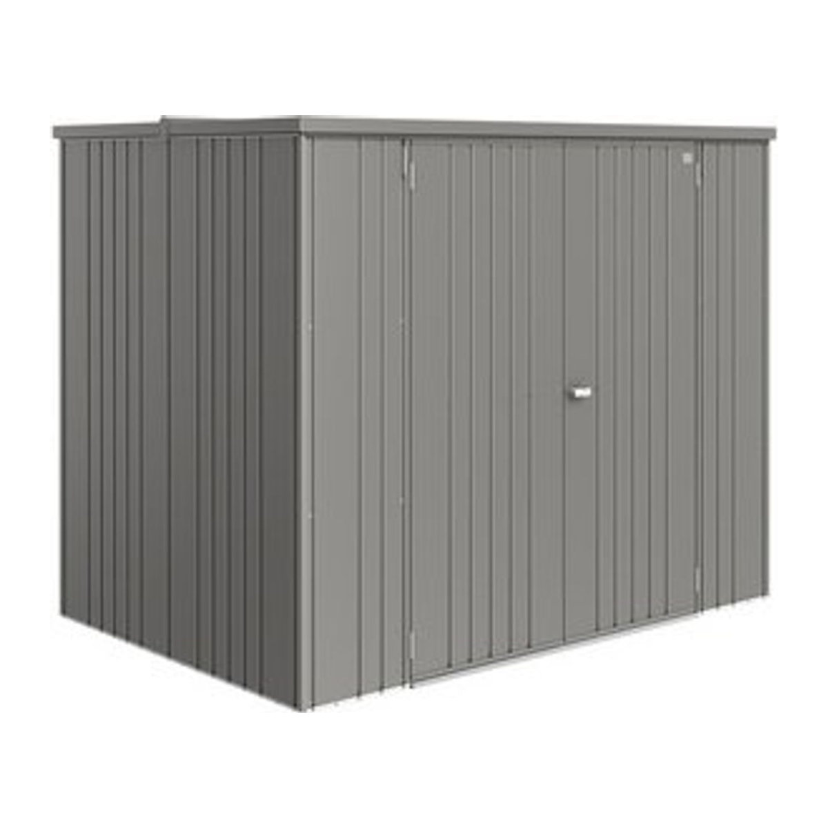 Biohort Gerätehaus Geräteschrank aus Stahl in Quarzgrau-Metallic, Größe 230 Large, B/H/T: 228 x 184 x 155 cm - Bild 1