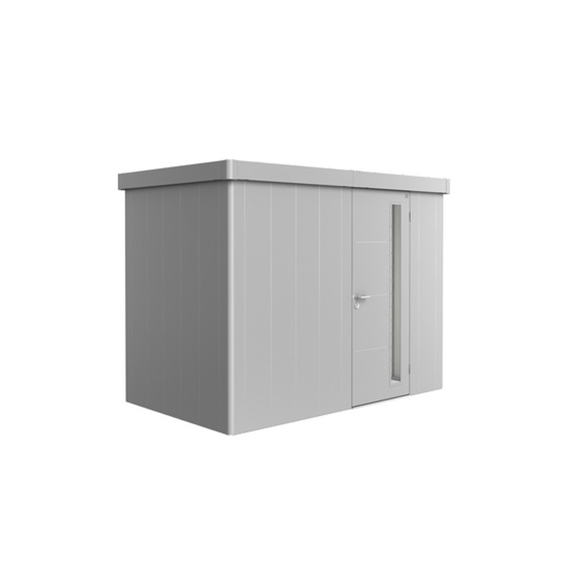 Biohort Gerätehaus Neo aus Metall in Silber und Grau, B/T: 292 x 180 cm - Bild 2