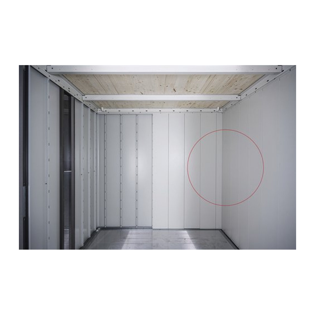 Biohort Innenverkleidung Neo für Gerätehaus Neo, weiß, B/H: 292 x 222 cm - Bild 1