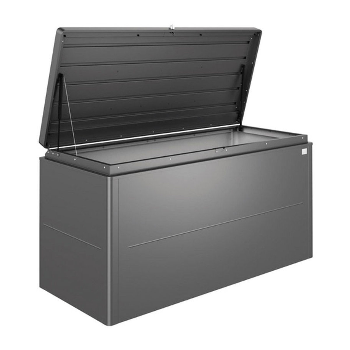 Biohort Loungebox Aufbewahrungsbox Dunkelgrau-Metallic B/H/T: 160 x 83,5 x 70 cm - Bild 2
