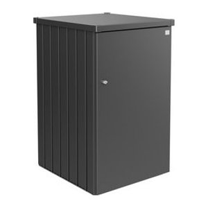 Biohort Mülltonnenbox Alex aus Stahlblech Dunkelgrau-Metallic B/H/T: 129 x 80 x 88 cm, 740 Liter