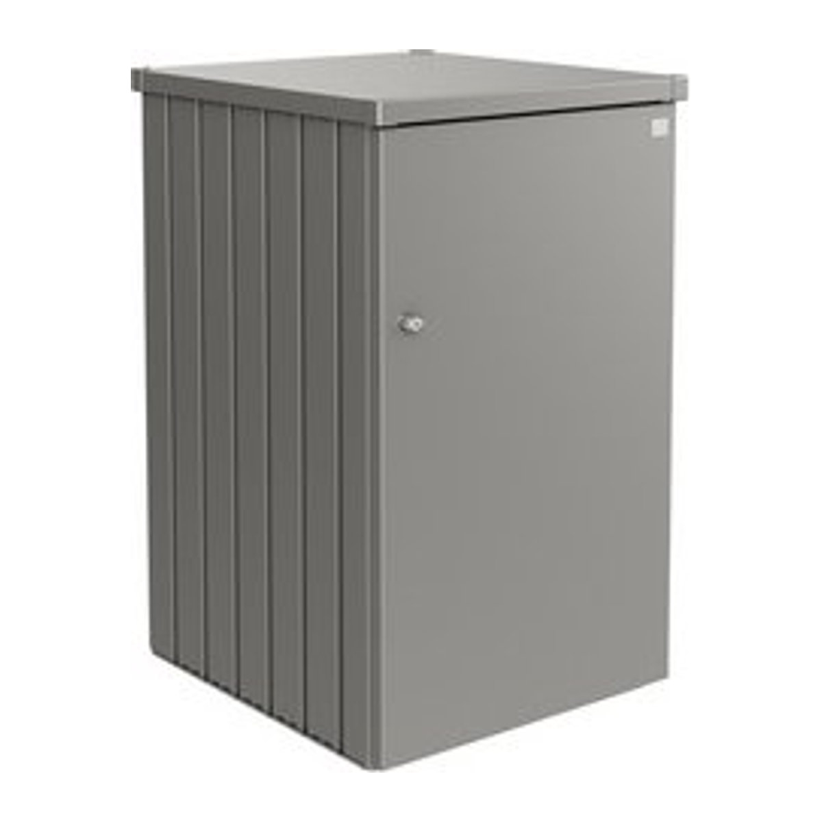 Biohort Mülltonnenbox Alex aus Stahlblech in Quarzgrau-Metallic, Volumen: 740 Liter, B/H/T: 129 x 80 x 88 cm - Bild 1