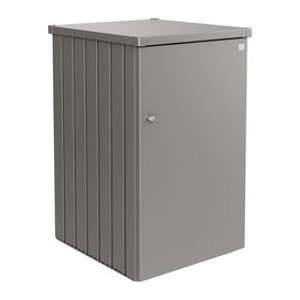 Biohort Mülltonnenbox Alex aus Stahlblech in Quarzgrau-Metallic, Volumen: 740 Liter, B/H/T: 129 x 80 x 88 cm