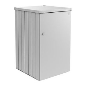 Biohort Mülltonnenbox Alex aus Stahlblech Silber-Metallic B/H/T: 80 x 129 x 88 cm 740 Liter