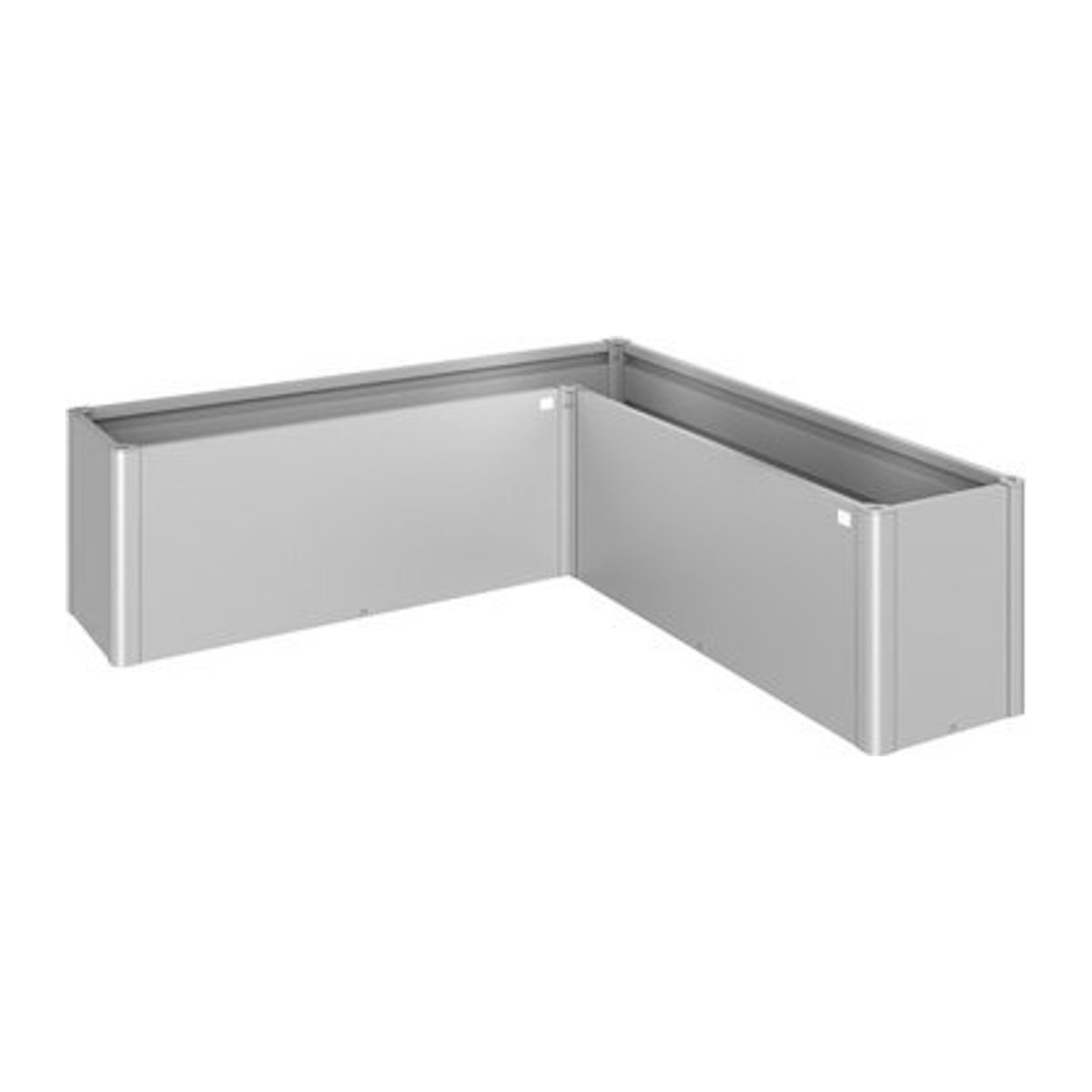 BIOHORT Pflanzbeet Belvedere MIDI aus Metall in Silber-Metallic - Bild 1