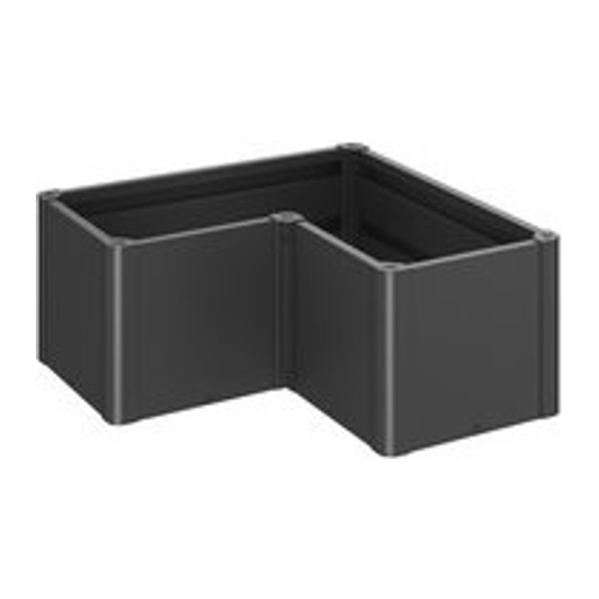 BIOHORT Pflanzbeet Belvedere MINI in Dunkelgrau-Metallic aus Metall - Bild 1
