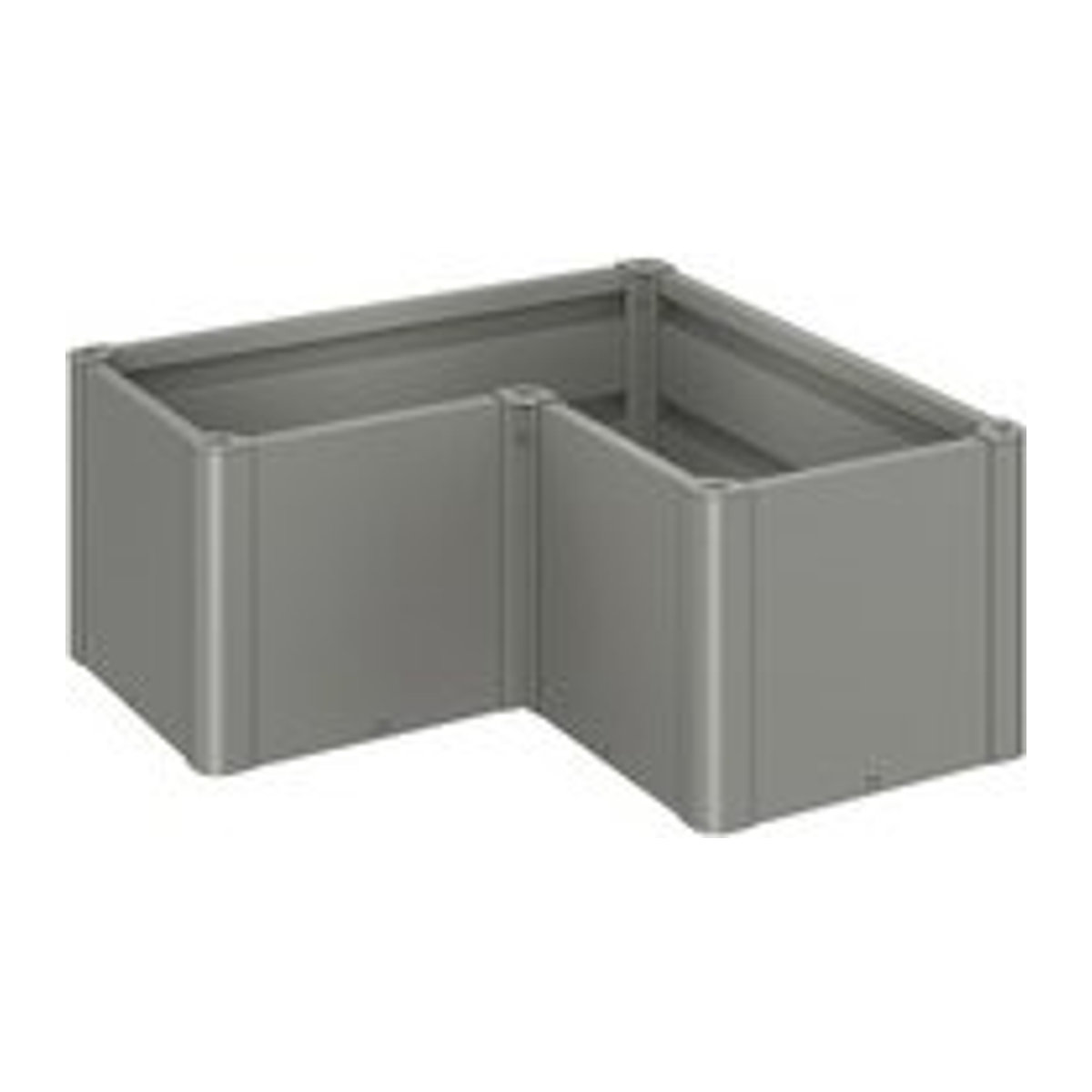 BIOHORT Pflanzbeet Belvedere MINI in quarzgrau-metallic aus Metall - Bild 1