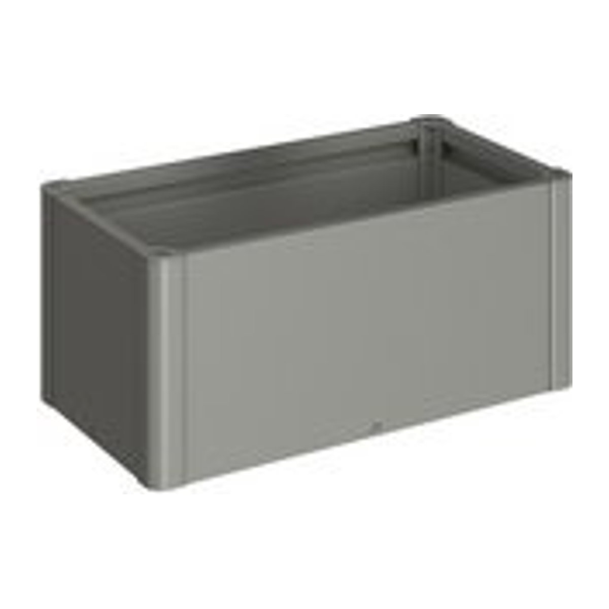 BIOHORT Pflanzbeet Belvedere MINI in quarzgrau-metallic aus Metall - Bild 1