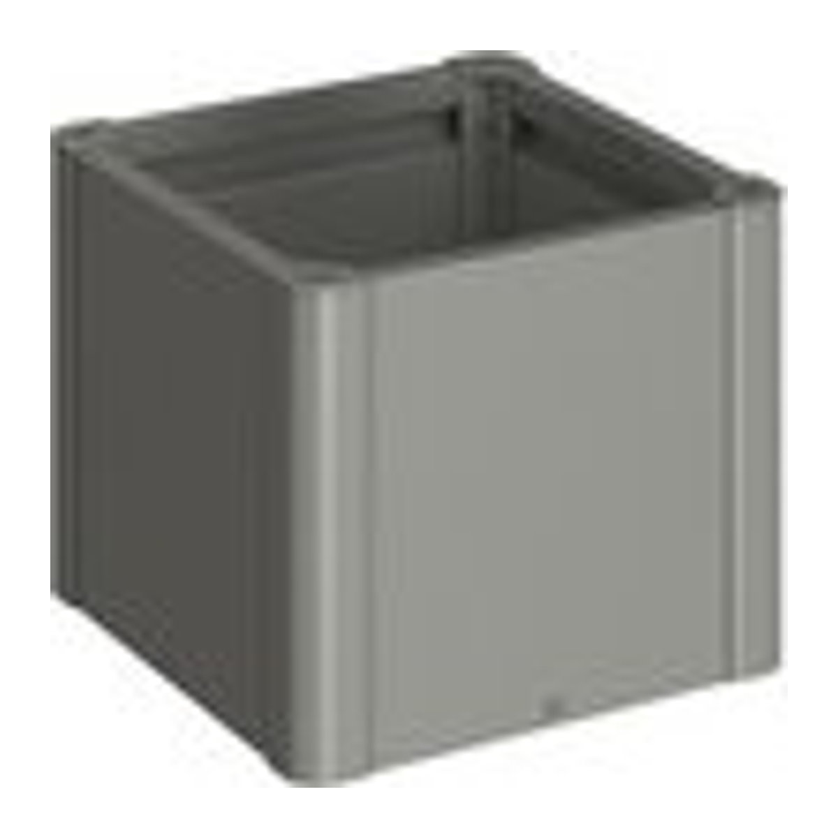BIOHORT Pflanzbeet Belvedere MINI in quarzgrau-metallic aus Metall - Bild 1