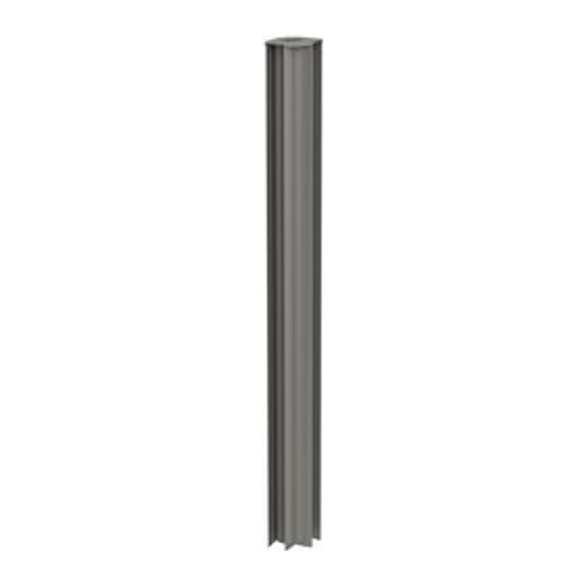 BIOHORT Pflanzbeet Eckprofil mit Rankgitter und Sichtschutz aus Stahl in Quarzgrau-Metallic, B/H/T: 7,2 x 91 x 7,2 cm - Bild 1