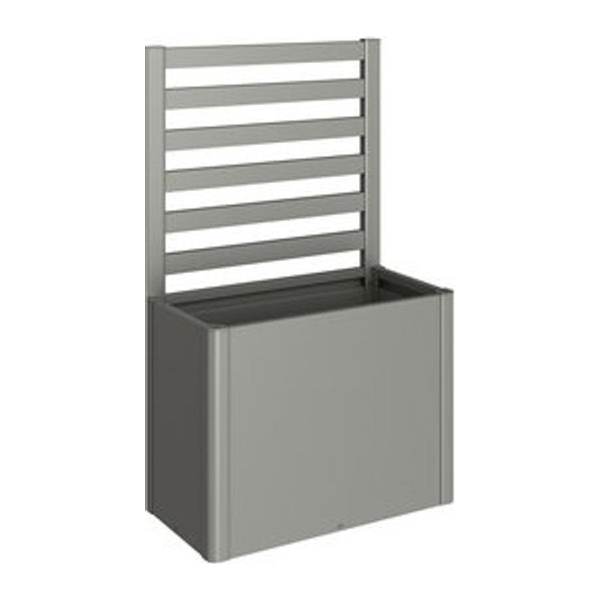 Biohort Rankgitter für Hochbeet aus Metall, Grau, B: 102 cm, H: 91 cm - Bild 1