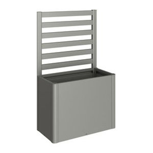 Biohort Rankgitter für Hochbeet aus Metall, Grau, B: 102 cm, H: 91 cm