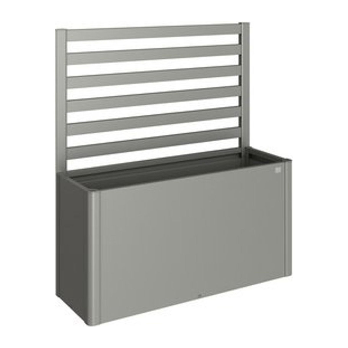 Biohort Rankgitter für Hochbeet aus Metall, Grau, B: 152 cm, H: 91 cm - Bild 1