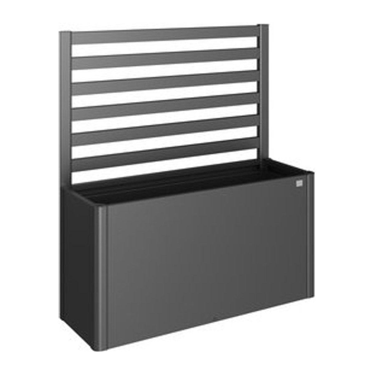 Biohort Rankgitter für Hochbeet aus Metall in Grau Anthrazit B/H: 152 x 91 cm - Bild 1