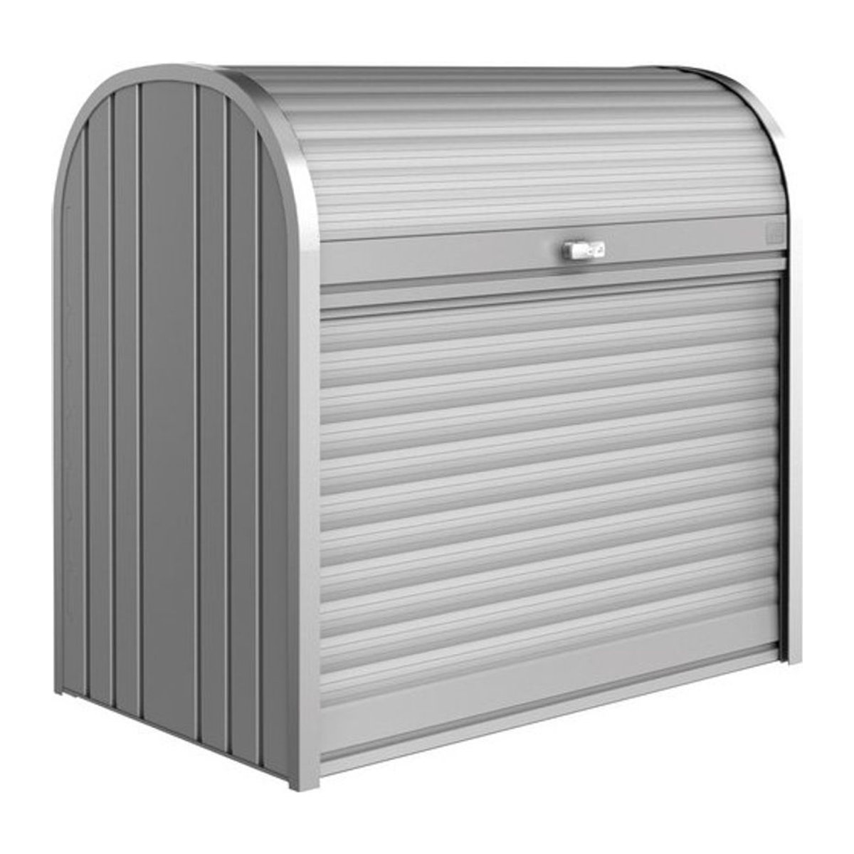 Biohort StoreMax Mülltonnen- und Geräteschrank in Grau, Volumen: 740 Liter, B/H/T: 117 x 109 x 73 cm - Bild 1