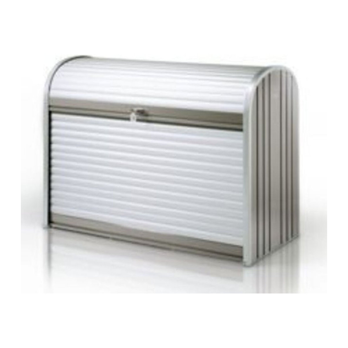 Biohort StoreMax Mülltonnenbox und Geräteschrank Quarzgrau-metallic B/H/T: 117 x 109 x 73 cm - Bild 2