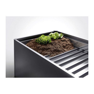 Biohort Zubehör für Hochbeete aus Metall in Grau, B/H/L: 200 x 3 x 50 cm