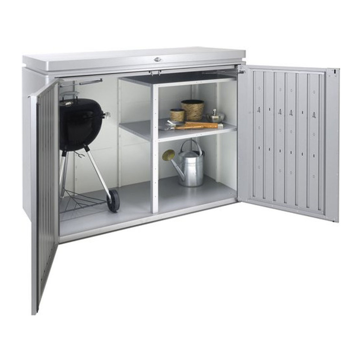 BIOHORT Zwischenboden HighBoard aus Stahl B/T/H: 200 x 84 x 127 cm - Bild 1