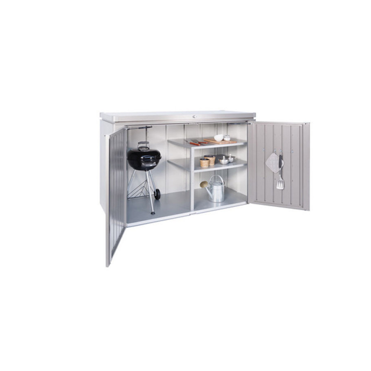 BIOHORT Zwischenboden HighBoard aus Stahl B/T/H: 200 x 84 x 127 cm - Bild 2