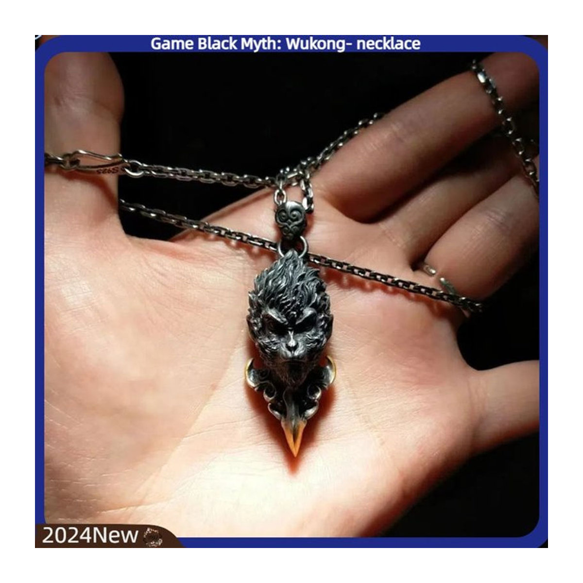 Black Myth Wukong Retro Anhänger Vintage Gedenkgeschenk für Gamer - Bild 1