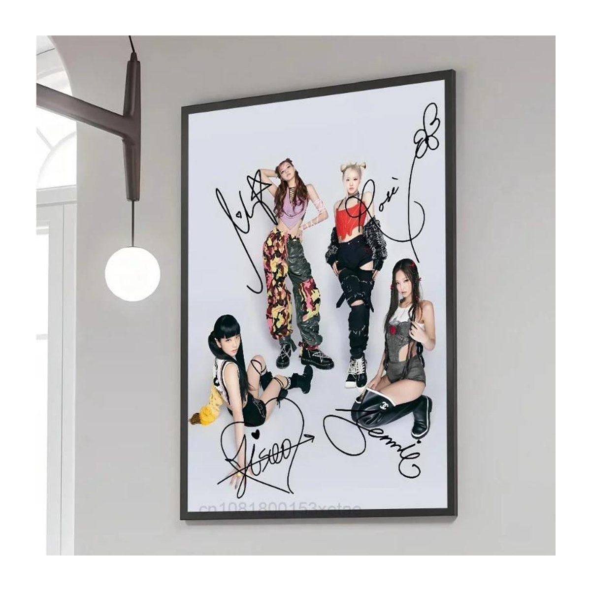 Blackpink Kpop Girlgroup Leinwandbild Porträt Wandkunst für dein Wohnzimmer, First Art Museum, mehrfarbig, B: 30 cm, H: 40 cm, rahmenlos - Bild 2