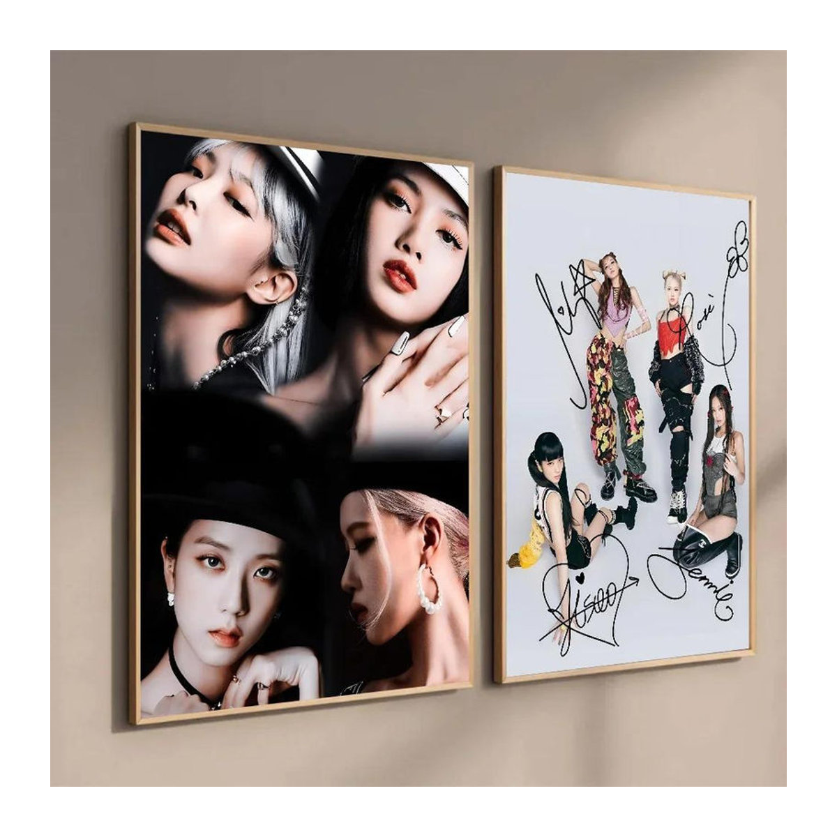 Blackpink Kpop Girlgroup Leinwandbild Porträt Wandkunst für dein Wohnzimmer, First Art Museum, mehrfarbig, B: 30 cm, H: 40 cm, rahmenlos - Bild 3