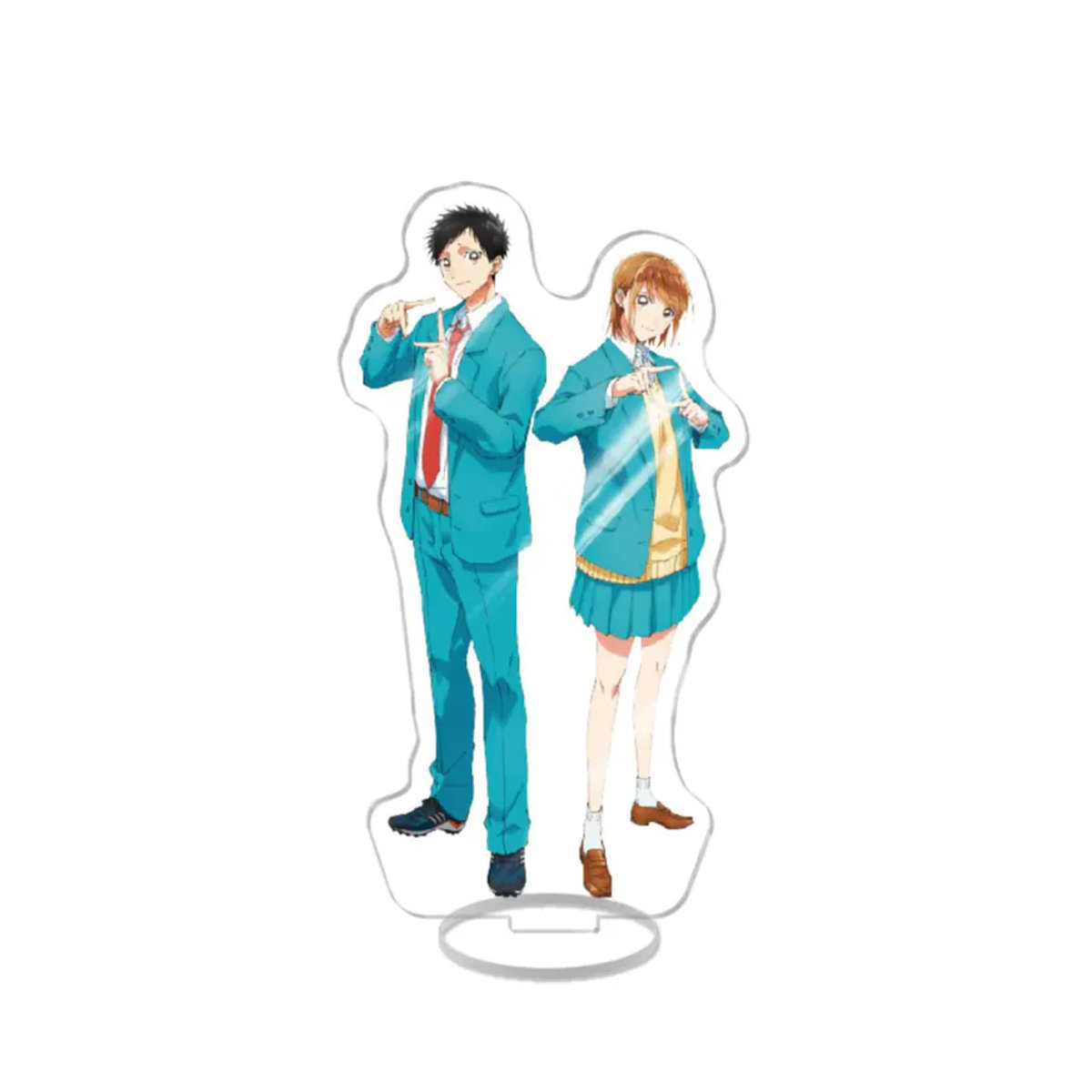 Blaue Box Anime Acryl-Standfigur aus Kunststoff als dekorative Schreibtischfigur für Fans - Bild 2